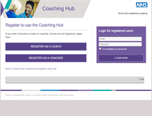 Tablet Screenshot of coaching.nelacademy.nhs.uk